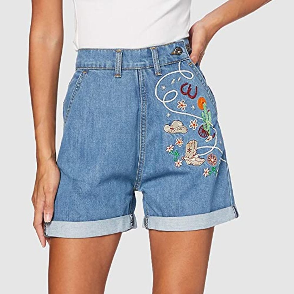 Women's Jean Shorts - Picture 1 of 2